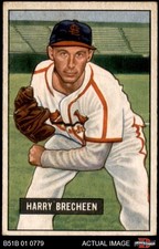 1951 Bowman #86 Harry Brecheen Cardinals 4 - VG/EX