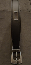 Size 44 Black Top Grain Leather Concho Belt 6408500