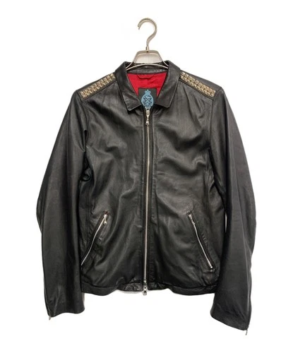 GUILD PRIME Studded Riders Jacket Men's Size M Black - product listing photo