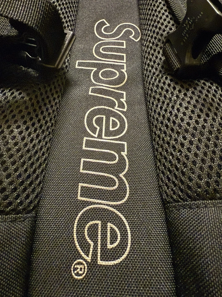 Mochila Supreme X Cordura Malla Negra SS20 Edición Limitada Nueva con Etiquetas Foto 4 de 4