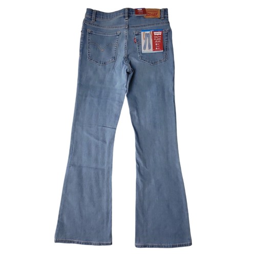 Levi's Girls 726 High Rise Comfortable Stretch Denim Flare Jeans - Picture 2 of 5