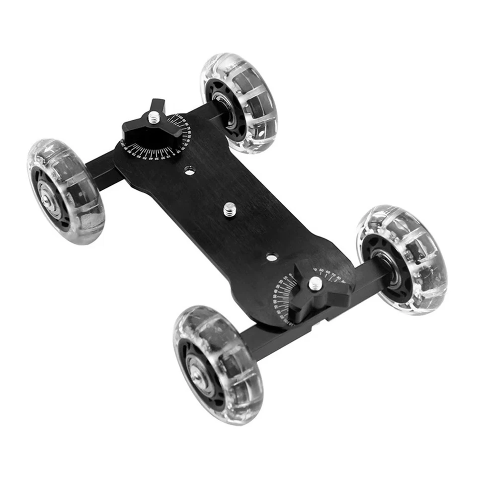 Camera Table Slider Dolly Mini Desktop Video Car for DSLR Smooth Pulley Shots - Image 3 of 4