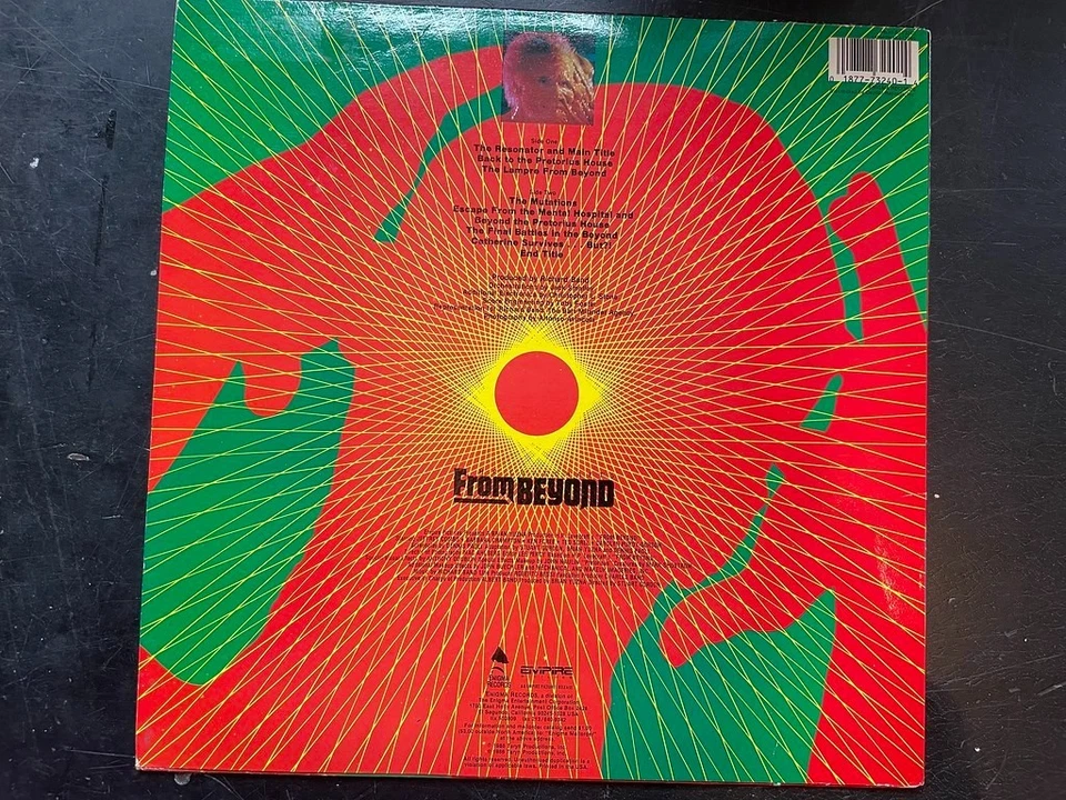 H.P. Lovecraft's FROM BEYOND (Richard Band) US Enigma 1st Press Soundtrack LP - Image 2 of 4