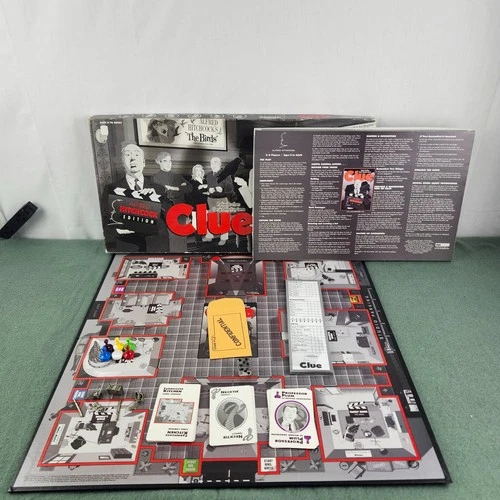 Vintage 1999 Clue Alfred Hitchcock Edition Board Game Complete Parker Brothers