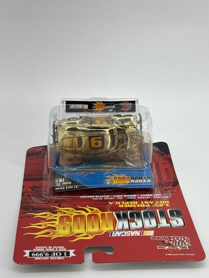 Vintage Racing Champions NASCAR Stock Rods 37 Ford Cupé Diecast Car Edición Limitada Foto 4 de 4