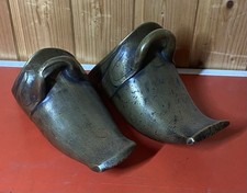 Antike Steigbügel-Schuhe Messing 18.-19.Jahrhundert