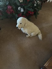 Vintage Golden Retriever Plush Dog 21  Large Realistic Stuffed Animal Decor