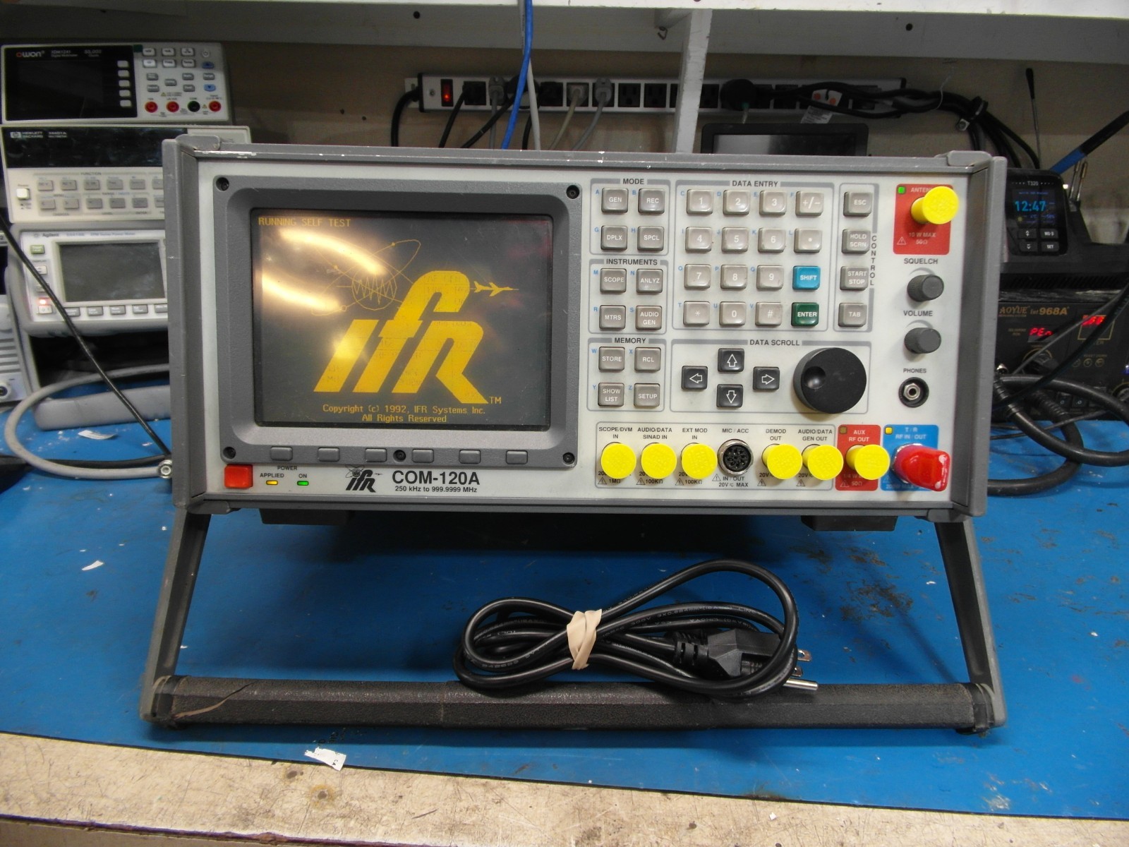 Aeroflex IFR COM-120A Communication Service Monitor CALIBRATED LOADED READ
