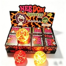 NeeDoh Magma Glow Squishy Stress Ball Slow Rebound Fidget Sensory Toy Kids Adult