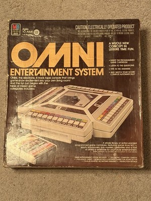 Milton Bradley OMNI Entertainment System With Games! Original Box 1980