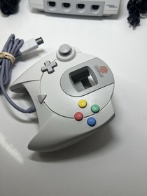 VG Clean Sega Dreamcast HKT-3020 White Console JP w/ Controller w/Wires Tested