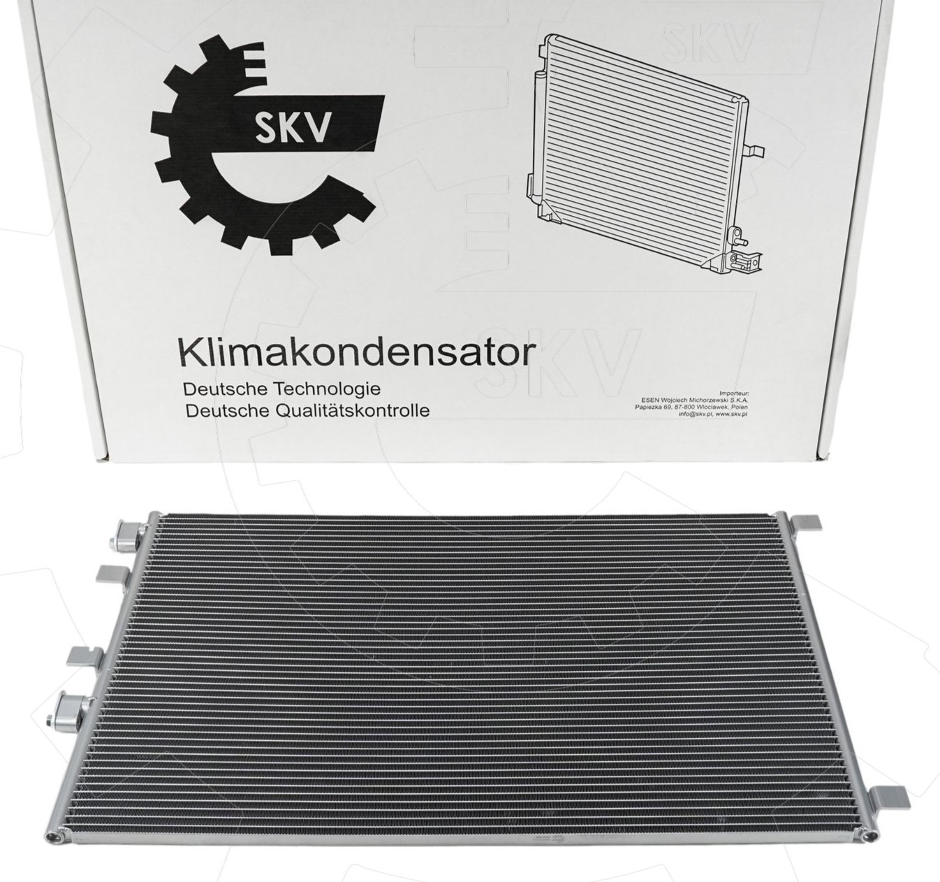 Condensateur de climatisation résistant aux fuites pour Renault Megane 2