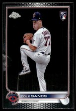 2022 Topps Chrome Update Cole Sands Rookie Minnesota Twins #USC97