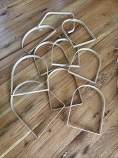 Lot Of 10 Basket Weaving Hoops/Handles Variety Of Different Sizes