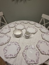 Paragon Rare 1903 Star Fine Bone China Cake Side Plates Sugar Slips Bowl Creamer