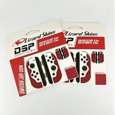 2 Pack Lizard Skins DSP Controller Grip 0.5mm Crimson Red for Switch Joy-Con