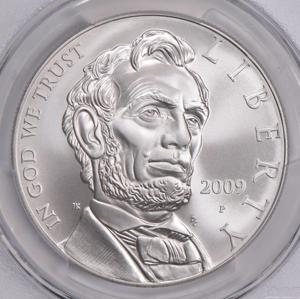 MS70 2009-P Abraham Lincoln Commemorative Dollar PCGS Blue Label *8170 - Image 3 of 4