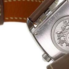 HERMES Cape Cod Double Tour Etoupe Watches CT1.210 Stainless Steel/Leather L... 22