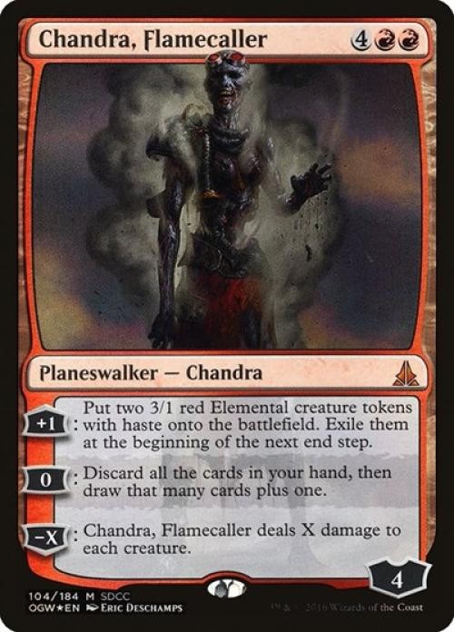 Chandra, Flamecaller (SDCC 2016 Exclusive) -Foil Light Play MTG Promos: Media