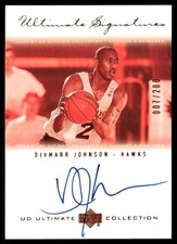 2001-02 Upper Deck Ultimate Collection DerMarr Johnson Signatures Auto SP #/200