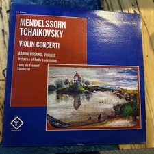 Aaron Rosand Violin orchestra of radio Luxembourg-LP-Mendelssohn / Tchaikovsky Aaron Rosand Violin orchestra of radio Luxembourg-LP-Mendelssohn / Tchaikovsky