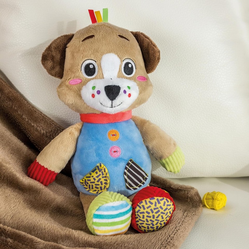 Clementoni Baby Infant Toys - Plush Pete the Puppy - New Born Gift ...