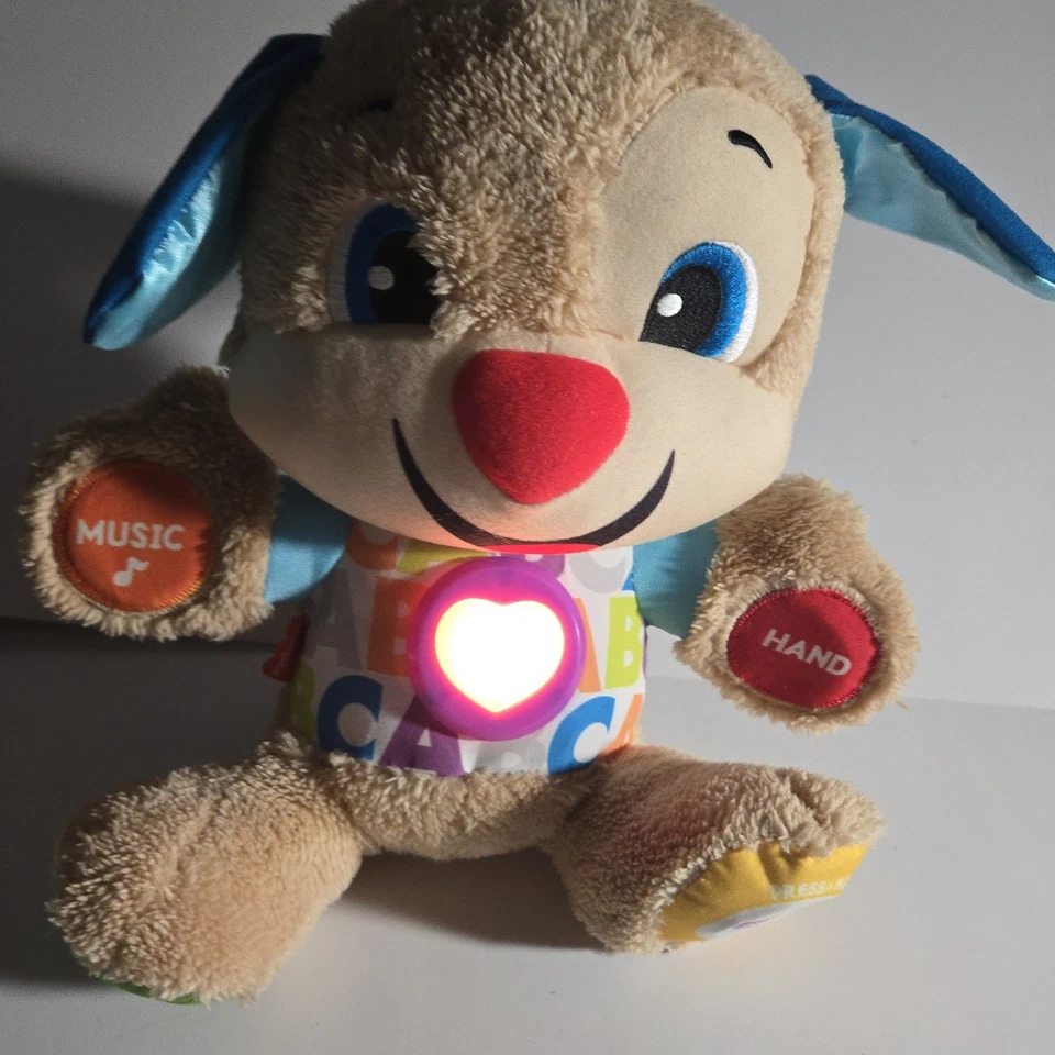 Juguete interactivo de peluche Fisher Price Laugh And Learn Love To Play Puppy Dog 2017 Foto 3 de 4