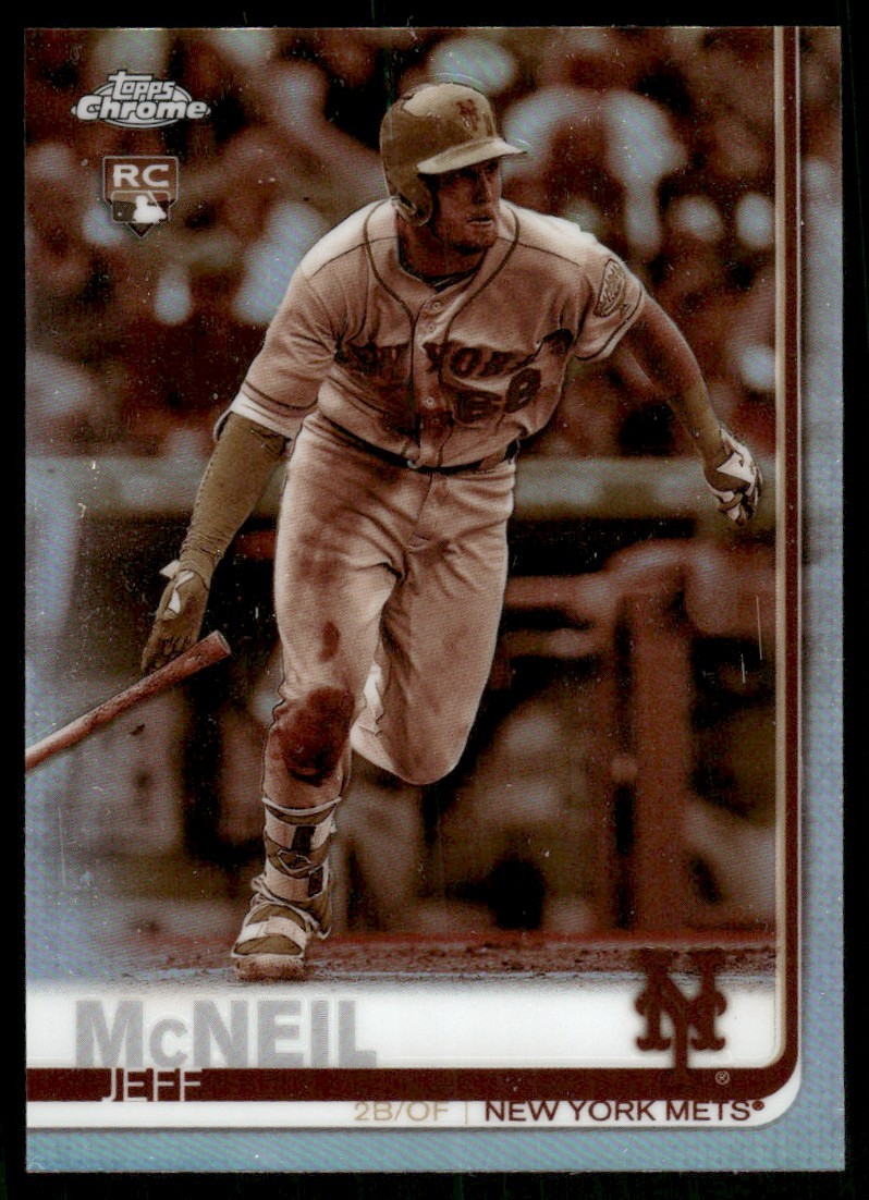 Jeff McNeil New York Mets #152 2019 Topps Chrome Baseball Card Rookie