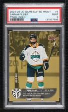 2024-25 Upper Deck PWHL Game Dated Moments Gold Sarah Fillier #5 PSA 9 MINT 18u1