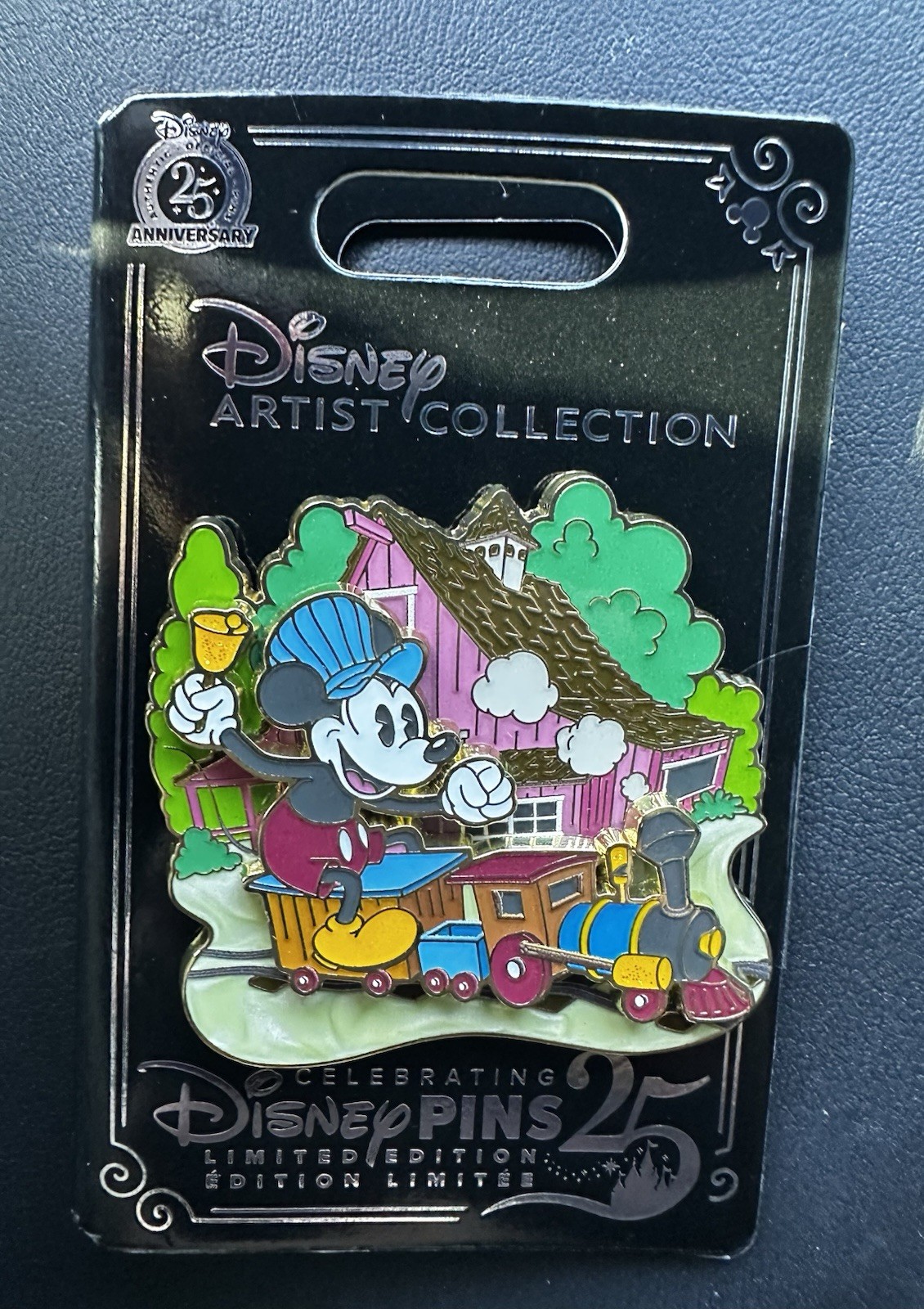 Disney Parks Artist Collection Retro Mickey Mouse Train 2025 Alex Maher Pin