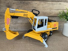 326⚜️ Jouet Pelleteuse, Pelle Liebherr 912 Bruder en Plastique Made In Germany