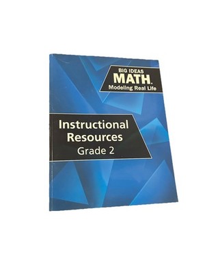 Big Ideas Math Modeling Real Life Grade 2 Instructional Resources Teacher Book