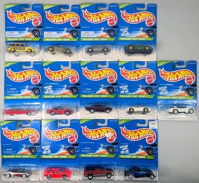 1996 Hot Wheels Treasure Hunt Complete Set #1-12 + Super TH Car