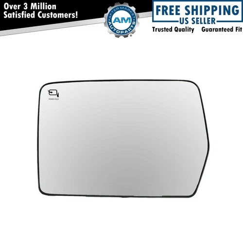 Dorman Mirror Glass Power Heated Puddle Light Driver Side Left for F150 Mark LT
