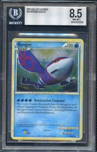 Kyogre graded BGS 8.5 for sale on eBay