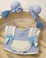 SALE 10cm plush clothes, plush clothes, Chinese girl dress up set, blue #80617d