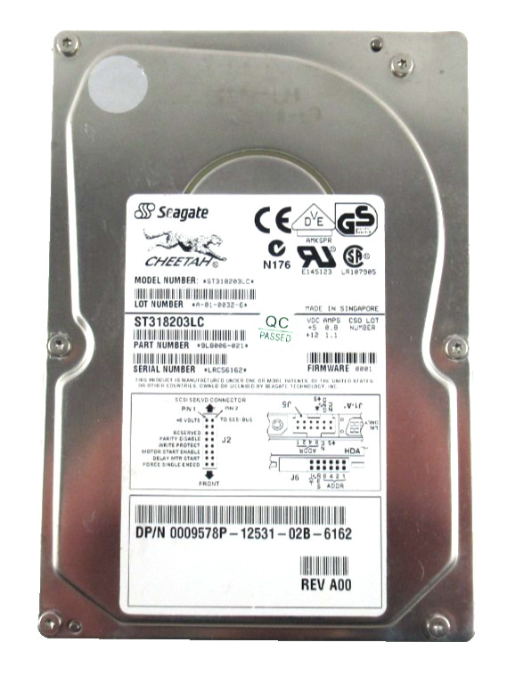 Seagate Cheetah 18GB SCSI 3.5"" 10000RPM HDD - ST318203LC