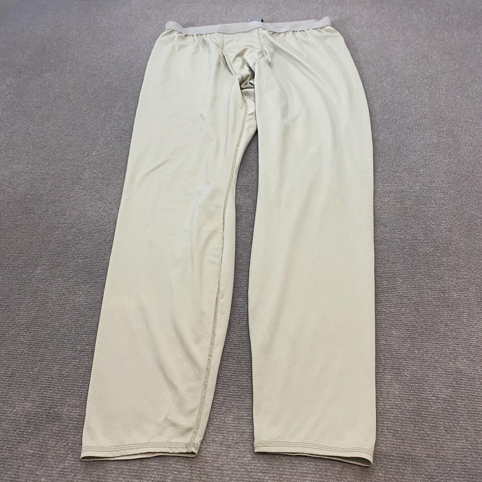 US Army ECWCS Gen III Polartec Pants Mens XL X-Long Tan Lightweight Base Layer