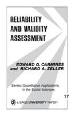 Reliability and Validity Assessment Edward G., Zeller, Richard A.