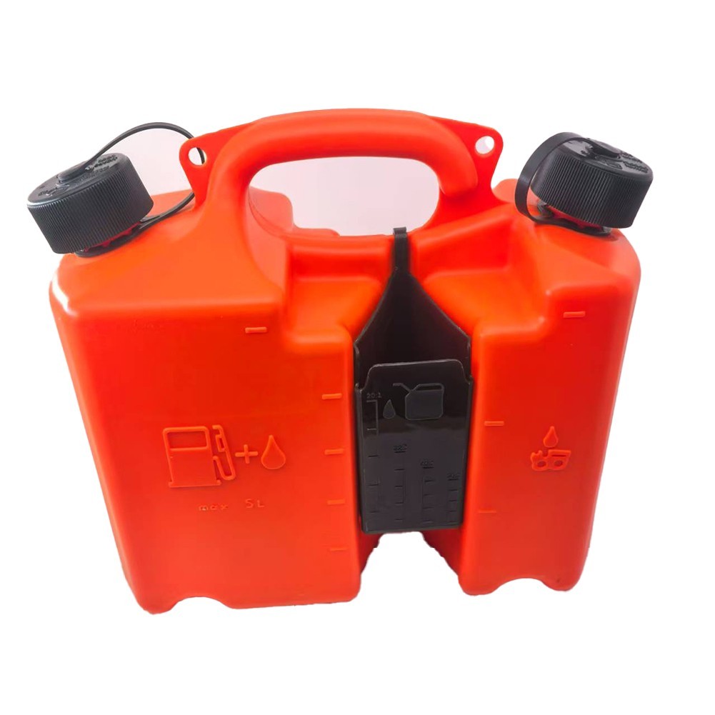 Functional 5L Combi Can for Chain Saw Maintenance with Tool Holder Design