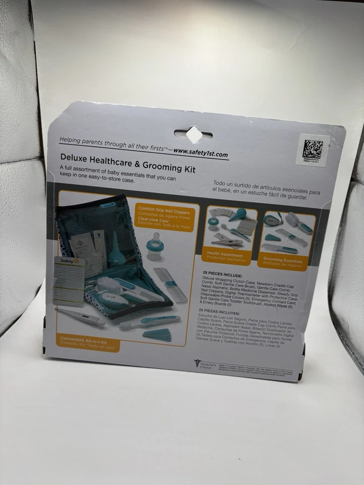 Safety 1st Deluxe Guardería Cuidado de la Salud Acicalamiento Kit de 25 Piezas Groom Go Baby Set Nuevo Foto 2 de 2