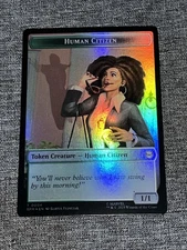 Human Citizen / Treasure Token - Foil - SPM - MTG - EN - NM M - 0004 / 0007