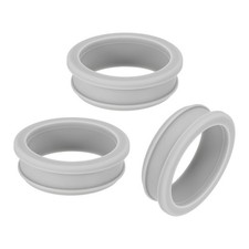 3Pcs Rubber Grommets 50.6mm Drill Hole, 44.5mm ID Hole Top Hat Hole Plug, Gray