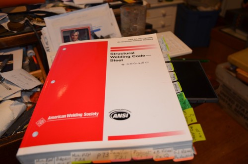 American Welding Society AWS D1.1/D1.1M:2008 Structural Welding Code—Steel Book
