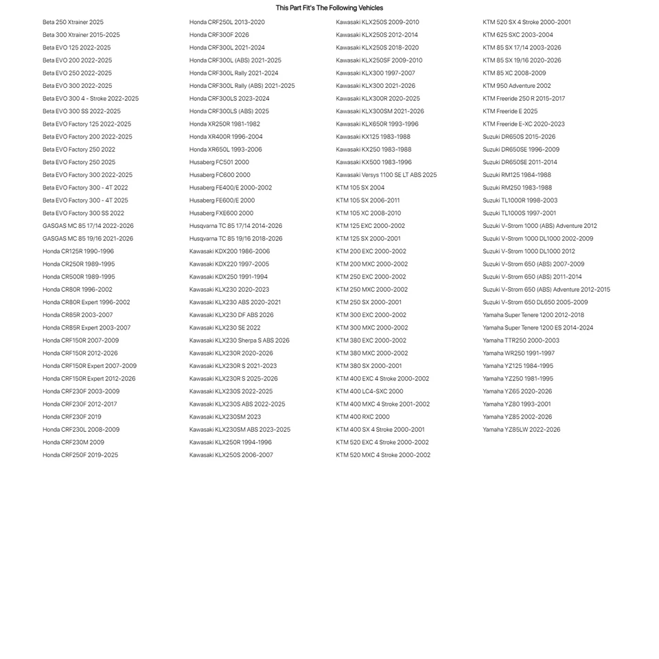 Cubiertas de horquilla Seal Savers para KAWASAKI KLX230S ABS 2022-2023 Foto 2 de 2