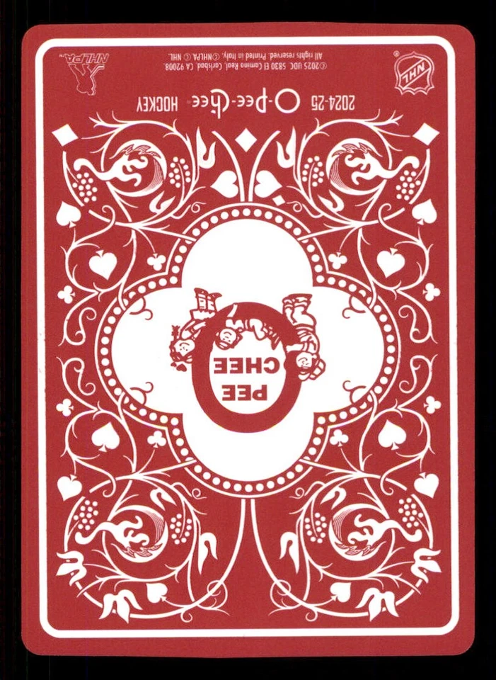 2024-25 O-Pee-Chee Playing Cards #5CLUBS Tage Thompson - Image 2 of 2