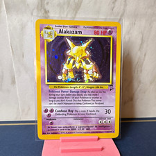 Alakazam Base Set 2 1/130 Holo Rare 1999 WOTC English Light Played Swirl on eBay