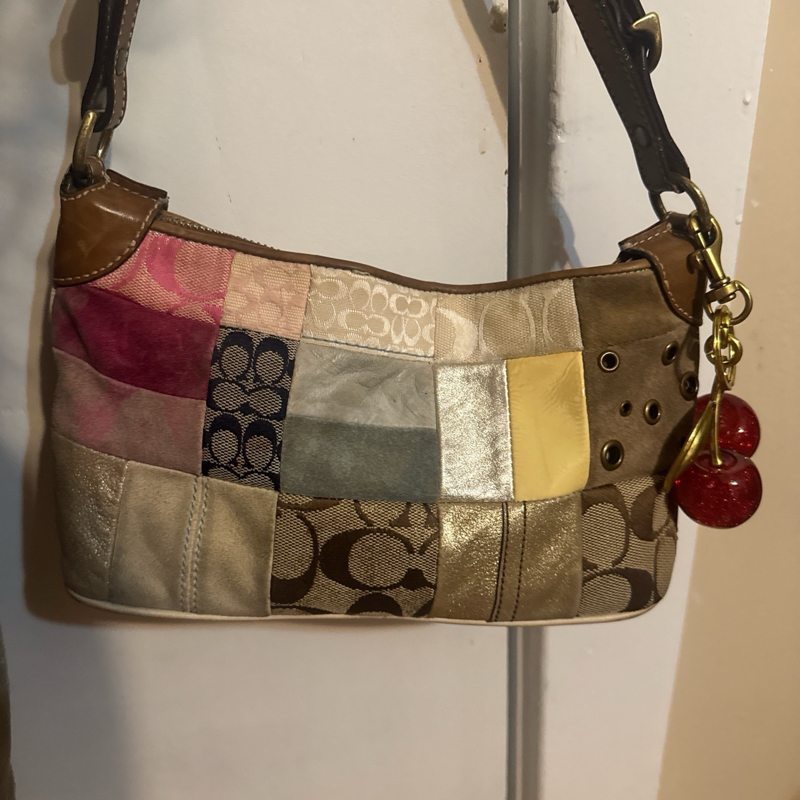 authentic coach patchwork hobo bag DM BEFORE BUYI… - image 2