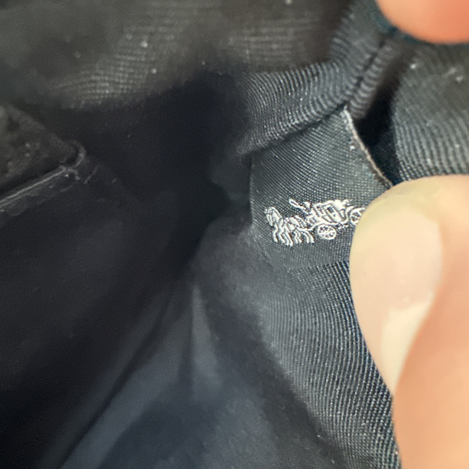 Coach Corner Zip Glitter Patch Star Silver Gunmet… - image 8