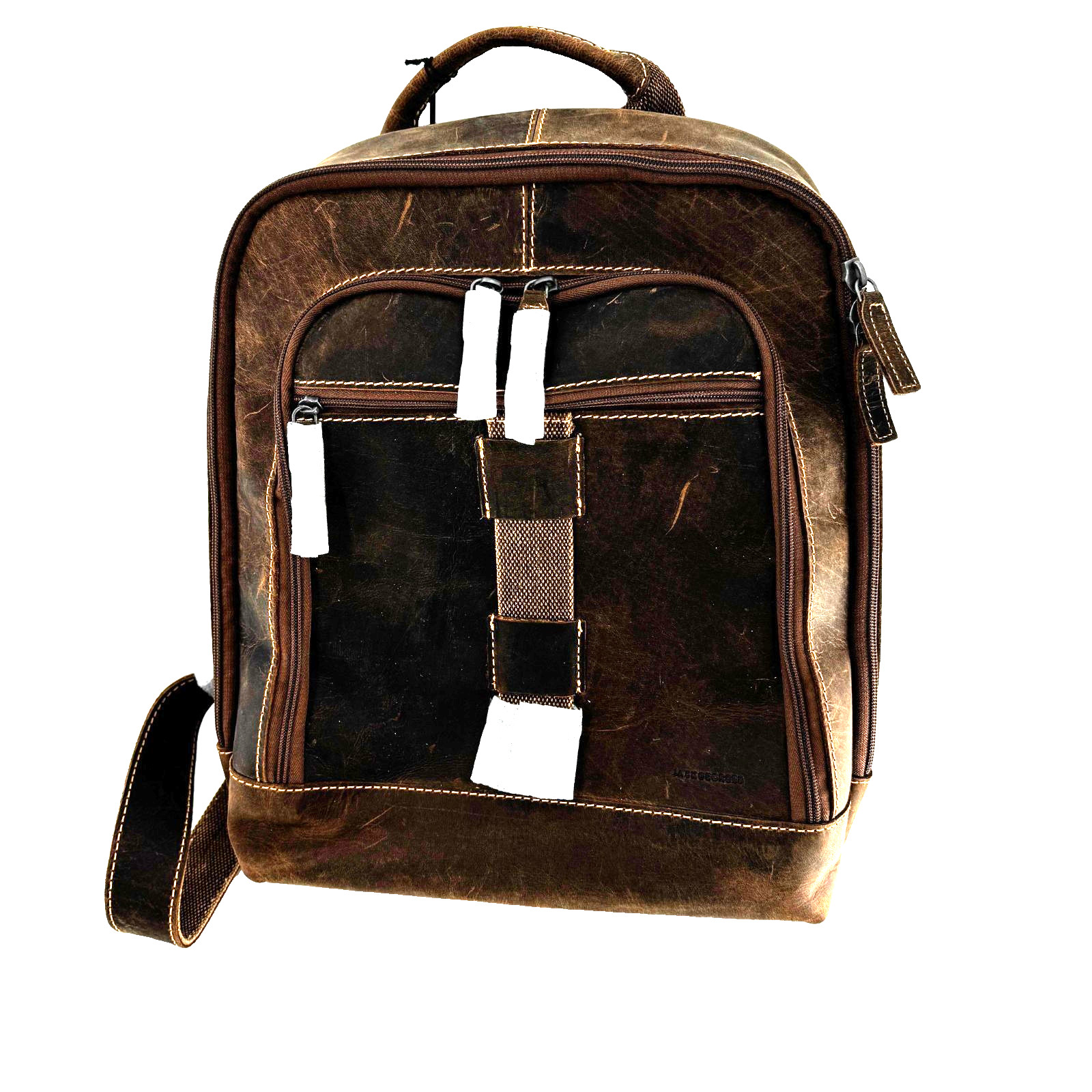 Large Brown Buffalo Leather A4516 Camo